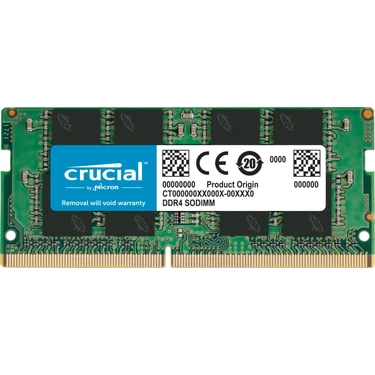 Crucial Ntb 8GB DDR4 3200MHz SODIMM CL22 Ram Bellek Uyumlu Notebook İçin Yüksek
