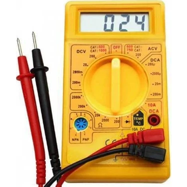 Technomax Dijital Avometre Multimetre Ölçü Aleti Akım Volt Amper