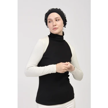 Manolyaşal Uzun Kollu Kurtarıcı Terletmeyen Tesettür Bolero -