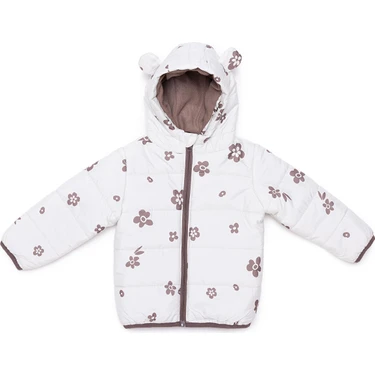 Hellobaby Kız Bebek Mont Fermuarlı Uzun