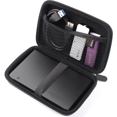 Microcase Hard Disk USB Bellek Hafıza Kartı Vb Taşıma Çantası 2.5 Inch -