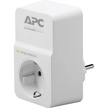 Schneider Electric PM1W-GR APC Tekli Akım Korumalı Priz 230V Beyaz 918 Joule Koruma