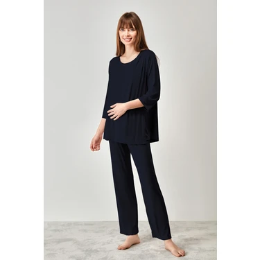 Yumuşak Dokulu Hamile Pijama