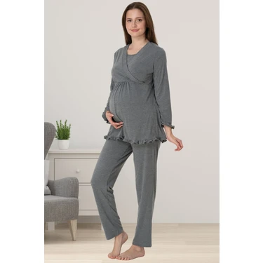 Effortt Füme Hamile Lohusa Pijama