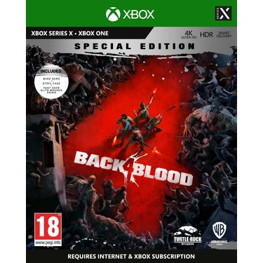 Warner Bros Back 4 Blood Steelbook Aksiyon Oyun Xbox One Platformunda Multiplayer Desteği ile