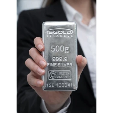 500 Gram Külçe Gümüş - 999,9 |