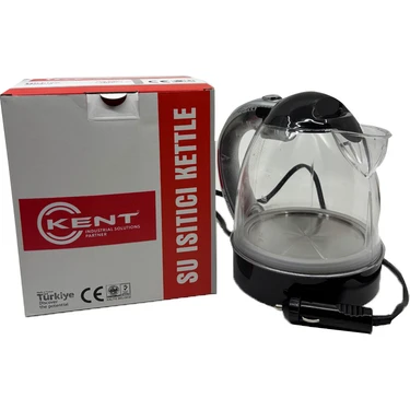 Kent 24 Volt Araç Içi Oto Su Isıtıcı Kettle Çaydanlık 1 Lt