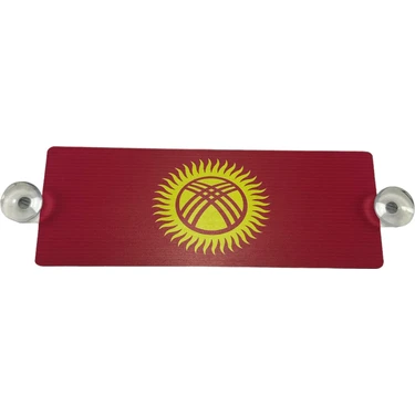 Tky Kırgızıstan Tır Kamyon Ön Cam Süsü Bayrak