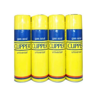 CLİPPER 4 Lü 250 Ml Çakmak Gazı Sıfır İmpürite Özelliği ile Yüksek Kalite Bütan
