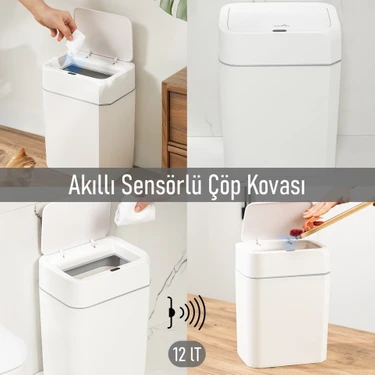 Follow Me Sensörlü Çöp Kovası 12