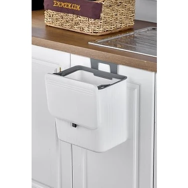 Arbu Home 15 Lt Mutfak Tezgah Üstü ve Dolap Askılı Çöp