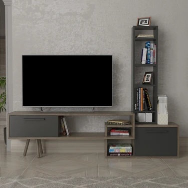 Lagomood Manzara Tv Ünitesi Tv Sehpası Ceviz -