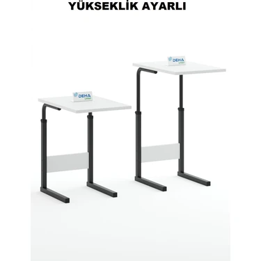 Yükseklik Ayarlı Hasta Yemek Masası Laptop Yatak Sehpası Koltuk