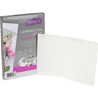 A4 Laminasyon Filmi 125 Micron 100 Adet