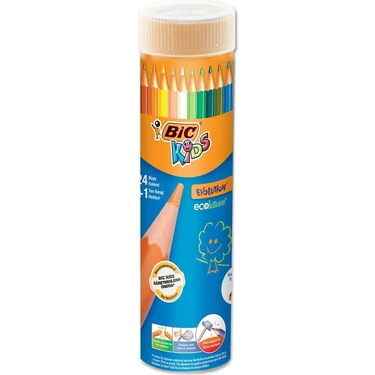 Bic Kids Evolution Kuru Boya Kalemi 24+1'li Metal