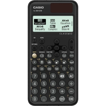 Casio FX-991CW Bilimsel Hesap Makinesi 552 Fonksiyonlu Sezgisel Kullanım ve Yüksek