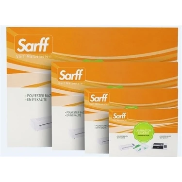 Sarff A4 Ebat 125 Micron Parlak Laminasyon Filmi 100