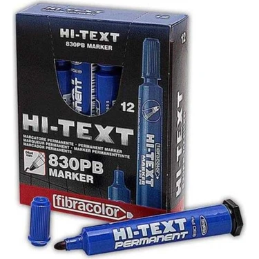 Hi-Text 830PB Yuvarlak Uç Koli Kalemi Mavi