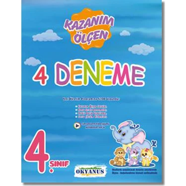 Okyanus Yayınları Kazanım Ölçen 4 Deneme 4.
