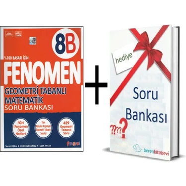 Gama Yayınları 8. Sınıf Fenomen Geometri Tabanlı Matematik B Soru Bankası Tekil