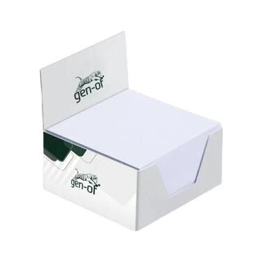 Gen-Of Tekli Beyaz Küp Not Bloknot 8x8x5 cm Yırtılmaya Dayanıklı