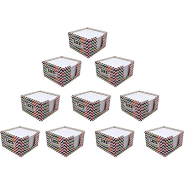 Lizy 8.5x8.5 Kutulu Küp Not 500 Lü Beyaz 10