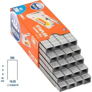 Delta 200/6  Zımba Tabancası Teli  53/6 T39102 5000