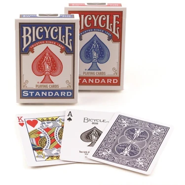 Bicycle Standart Index Poker İskambil Oyun Kartı Kağıdı Destesi 2'li Mavi