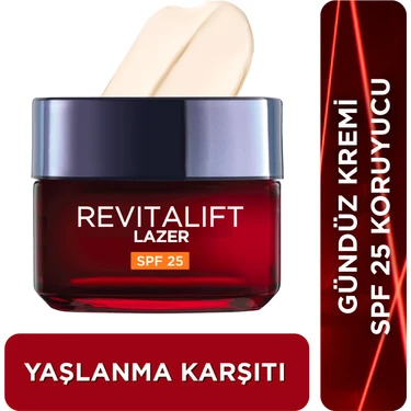 L'Oréal Paris Revitalift Lazer X3 Krem Tüm Cilt Tipleri İçin Arındırıcı Etkili Gündüz