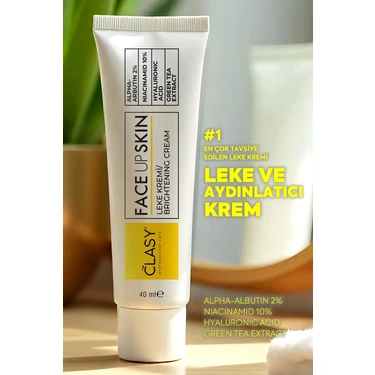 Clasy Care Face Up Skin Leke Kremi 40 ml Faceupskin Brightening Cream 40