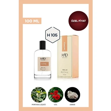 Mad Parfüm Mad H105 100 ml Kadın Parfüm Oryantal Koku ile Modern ve Kendine Güvenen Kadınlar