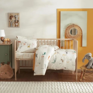 Karaca Home Jungle Bej Bebek Nevresim