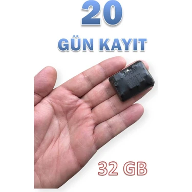 USB Kayıt Cihazı Ultra Hassas Mikrofon Sese Duyarlı 20 Gün Şarj Kulaklıkla