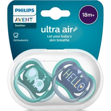 Philips Avent Ultra Air Emzik 18+ Ay,  2'li Paket, Erkek,