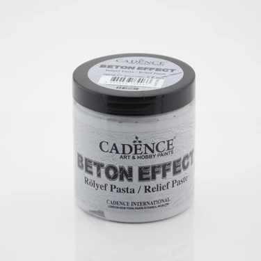 Cadence Beton Efekt Rölyef Pasta 350 gr Emici ve Emici Olmayan Yüzeyler için
