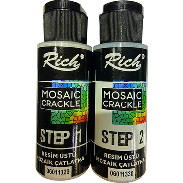 Rich Resim Üstü Mozaik Çatlatma Step1