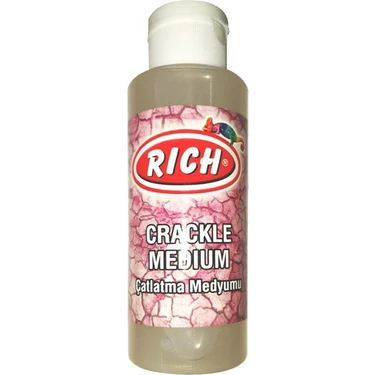 Rich Çatlatma Medium Güçlü Çatlatma Etkisiyle Sanatsal Hobi Ürünü