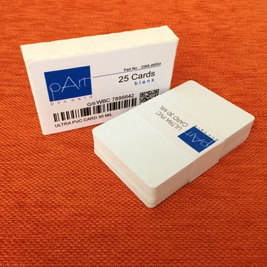 Part Pvc  Beyaz Termal Kart 25