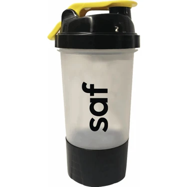 Saf Nutrition 600ml Shaker Özel Tasarımlı BPA İçermeyen Kullanımı Kolay