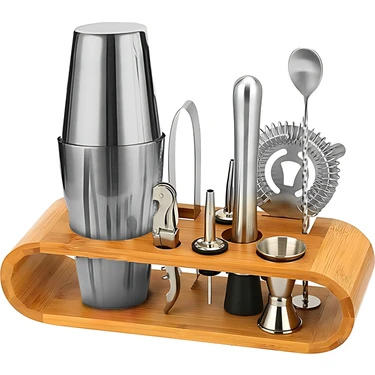Vosco 10 Parça Avantajlı Kokteyl Set Boston Shaker