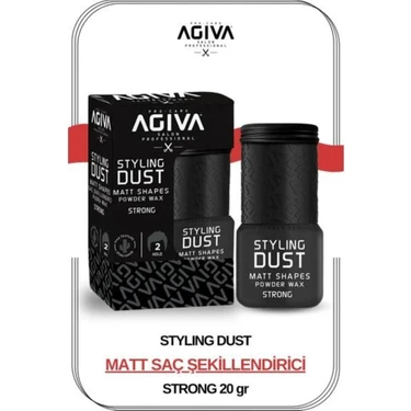 Agiva Saç Şekillendirici Pudra 20 gr – Mat Etki, Hacim Artırıcı ve Sert Tutuş, Yağlanma Önleyici