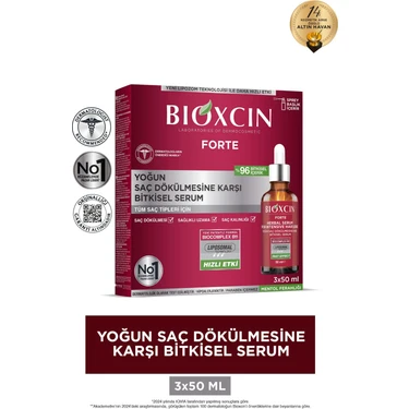 Bioxcin Forte Yoğun Saç Dökülmesine Karşı Serum 3 x 50