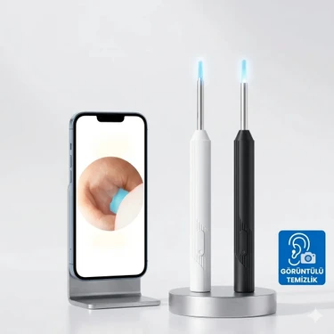 Bloom Picks Wifi Kameralı Şarjlı Akıllı Kulak Temizleyici Görüntülü Kulak Temizleme Cihazı Silikon