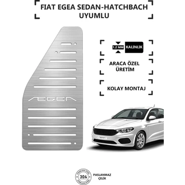 KromGaraj Fıat Egea Krom Ayak Dayama Dinlendirme
