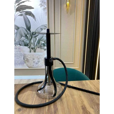Alfe Shisha F1 Siyah Performans Nargile Takımı Alüminyum ve Çelik Malzemeden