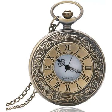 Valkyrie Vintage Roma Rakamlı Bakır Köstekli Saat 38 mm
