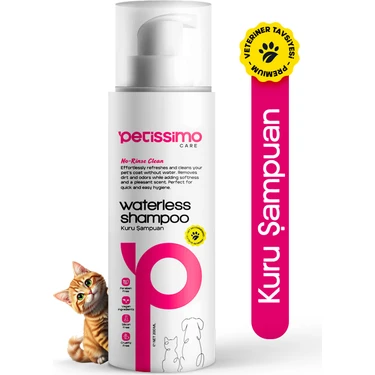 Kuru Şampuan - Kedi ve Köpek Için Tüy