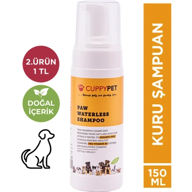 CuppyPet Köpek Kuru Şampuan 150