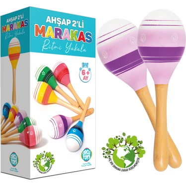 Circle Toys Ahşap Marakas