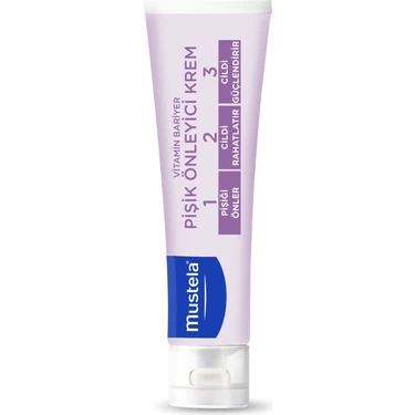 Mustela Vitamin Barrier 1 - 2 - 3 Cream - Bebek Pişik Kremi 50